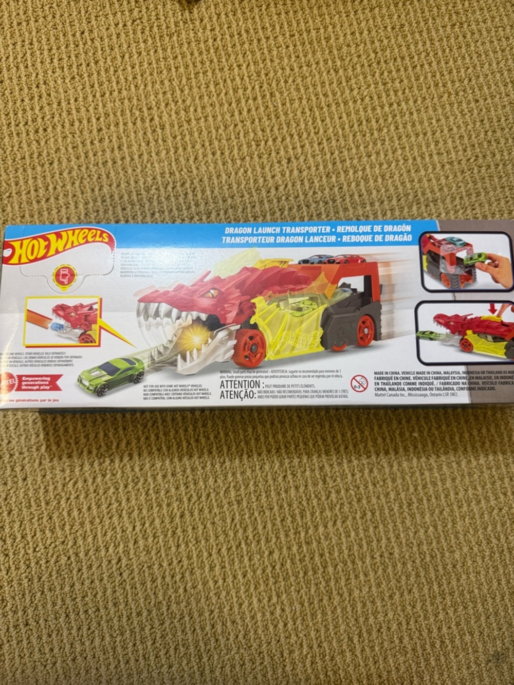 NIB Hot Wheels Dragon Launch Transporter Toy - Picture 3 of 4
